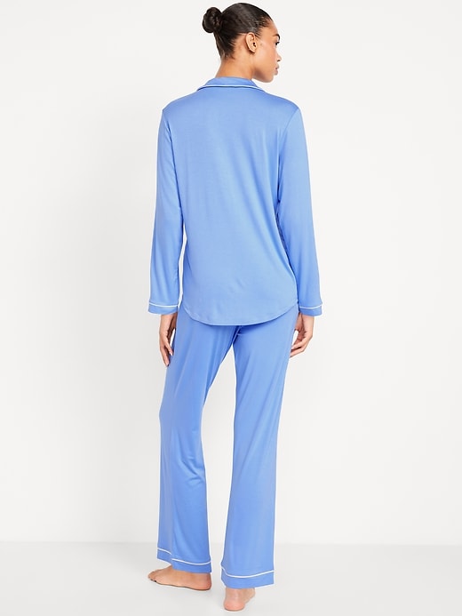 Image number 2 showing, Sunday Sleep Knit Jersey Pant Set