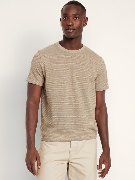 Image number 1 showing, Crew-Neck Striped T-Shirt