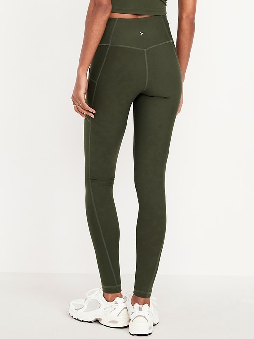 Image number 8 showing, High-Waisted PowerSoft Full-Length Pocket Leggings