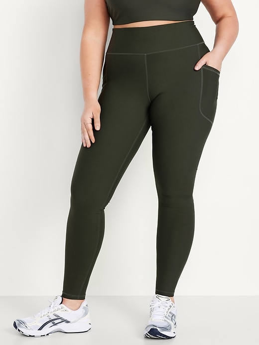 Image number 6 showing, High-Waisted PowerSoft Full-Length Pocket Leggings