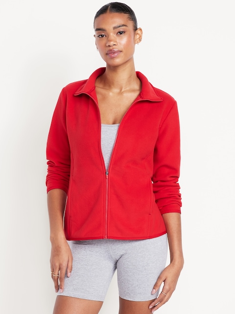 Performance Microfleece Full-Zip Jacket - Amaryllis