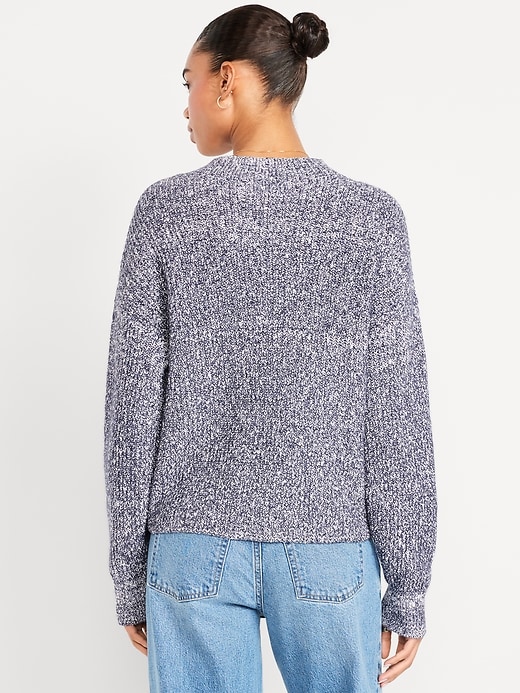 Image number 2 showing, SoSoft Cropped Mock-Neck Sweater