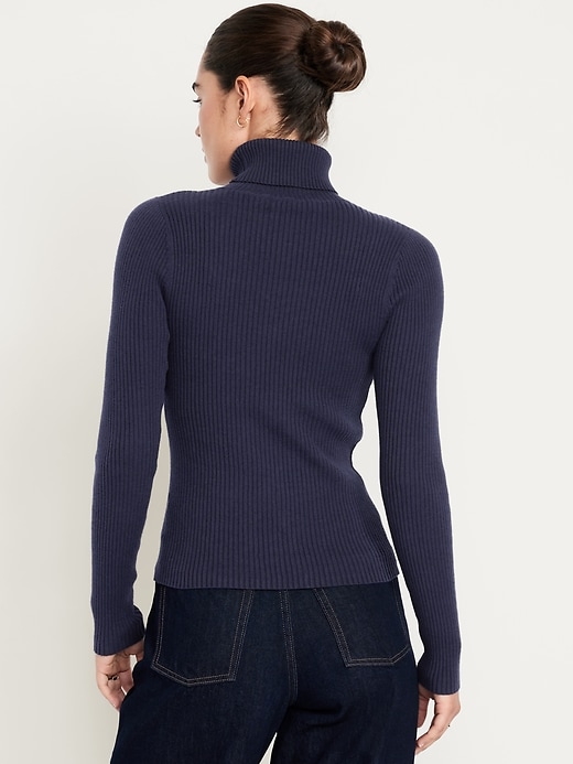 Image number 2 showing, SoSoft Lite Rib Turtleneck Sweater