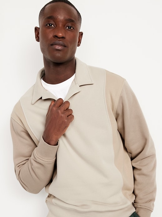 Image number 3 showing, Rotation Fleece Color-Block Polo