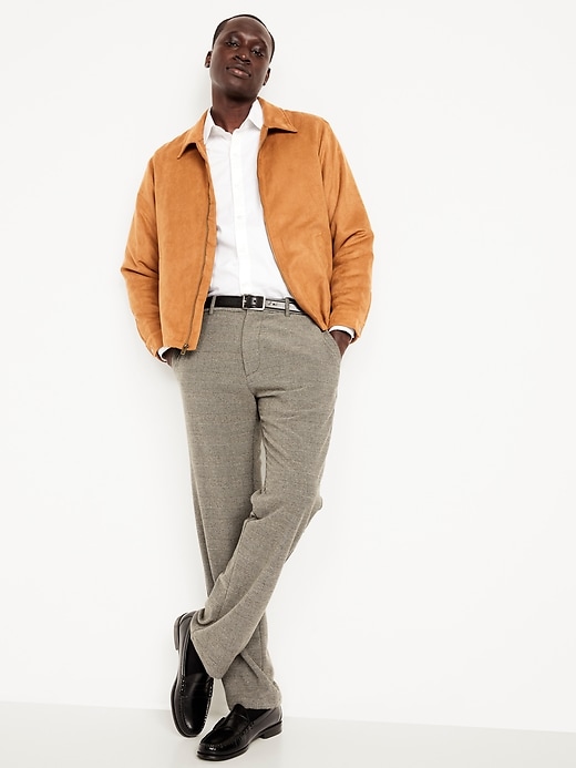 Image number 3 showing, 90's Straight Textured Trouser Pants