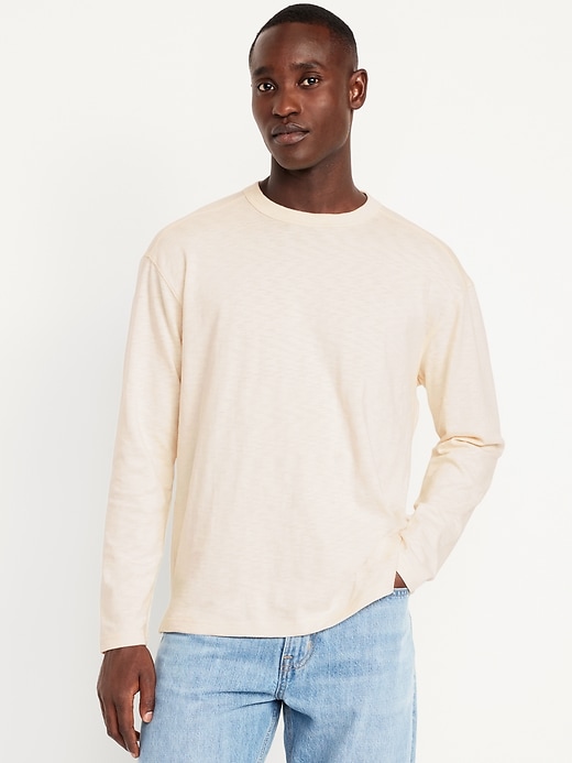 Image number 1 showing, Heavyweight Slub-Knit T-Shirt