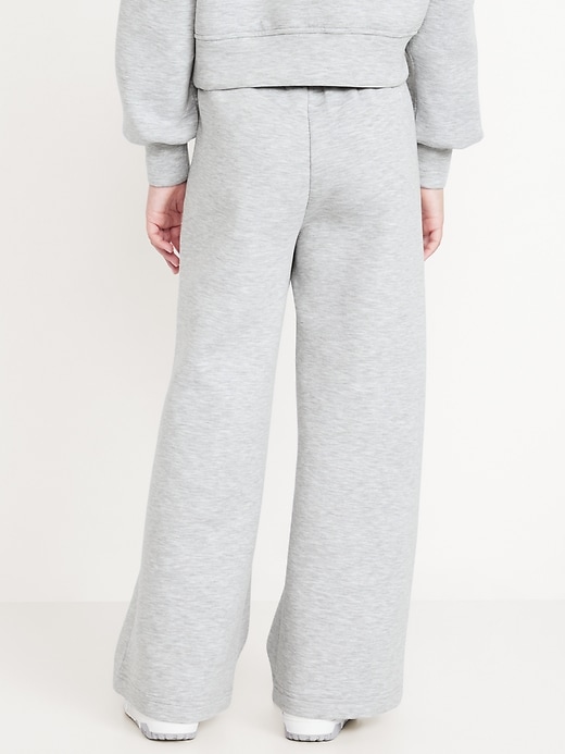 Image number 2 showing, High-Waisted Bounce Fleece Wide-Leg Sweatpants for Girls