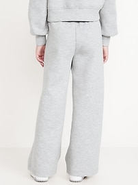 Image number 2 showing, High-Waisted Bounce Fleece Wide-Leg Sweatpants for Girls