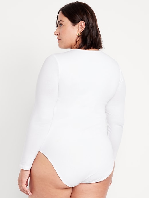 Image number 7 showing, Long-Sleeve Crew-Neck Bodysuit