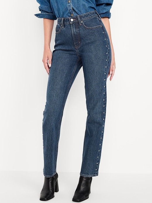 L'image numéro 2 présente Jean droit à taille très haute