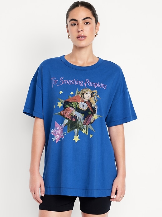 Image number 1 showing, Oversized The Smashing Pumpkins™ T-Shirt