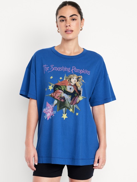 T-shirt surdimensionné The Smashing Pumpkins™ - Bleu Vif