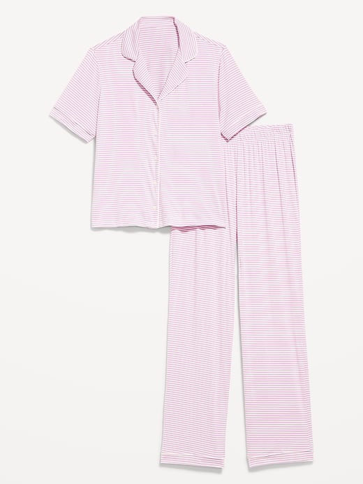 Image number 4 showing, Classic Jersey Pajama Pant Set