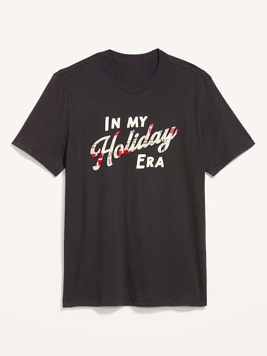 L'image numéro 1 présente T-shirt à imprimé des Fêtes pour homme