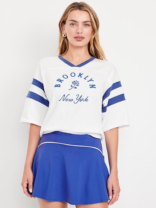 Image number 1 showing, Football-Style Graphic T-Shirt