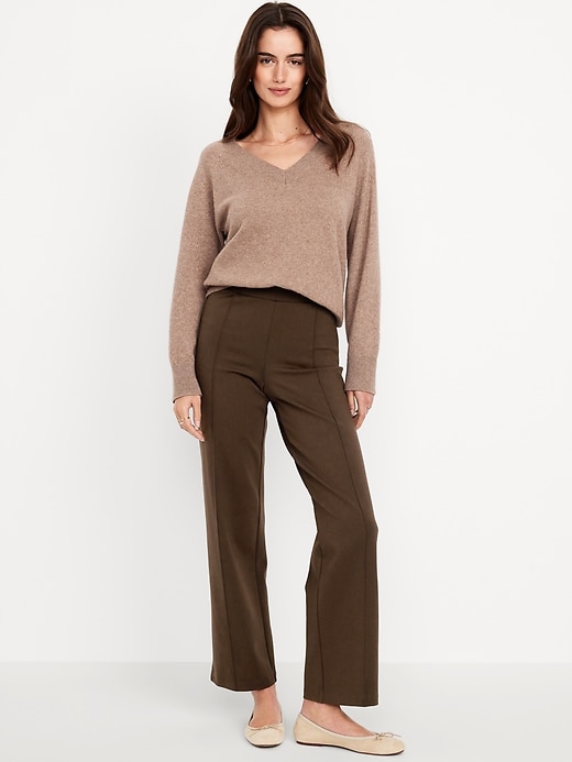 Image number 1 showing, Extra High-Waisted Stevie Straight Ankle Pants