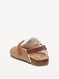 Voir une image plus grande du produit 3 de 4. Sandales en similicuir avec brides à boucle pour bébé