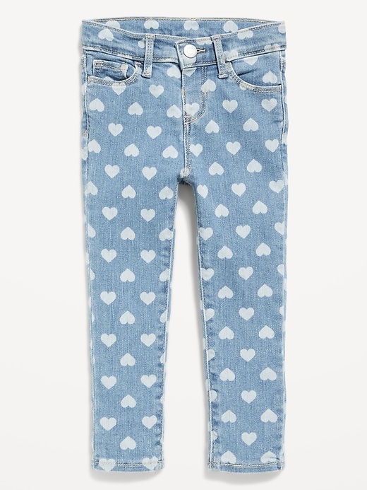 View large product image 1 of 2. High-Waisted Rockstar 360° Stretch Jeggings for Toddler Girls