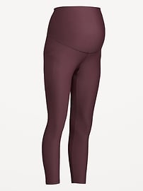 Image number 2 showing, Maternity Full-Panel PowerSoft 7/8 Leggings