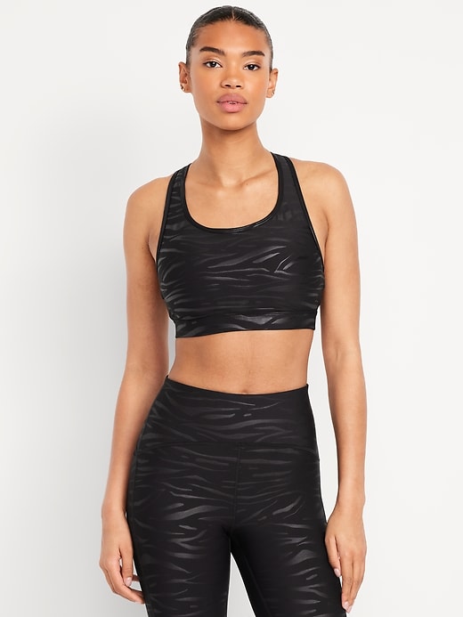 Image number 1 showing, Medium Support PowerSoft Racerback Sports Bra