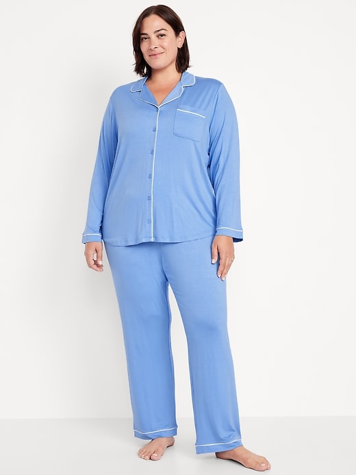 Image number 7 showing, Sunday Sleep Knit Jersey Pant Set