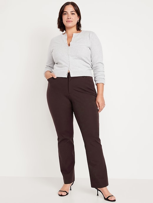 L'image numéro 7 présente Pantalon Pixie évasé à taille haute