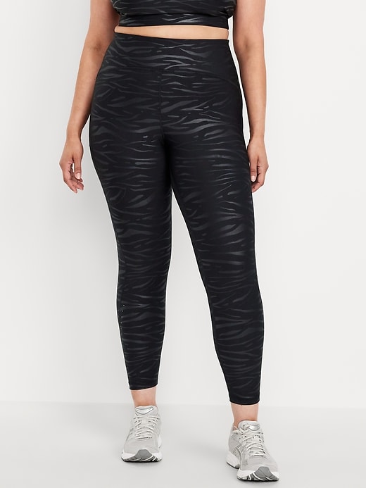 Image number 6 showing, High-Waisted PowerSoft Train 7/8 Run Leggings