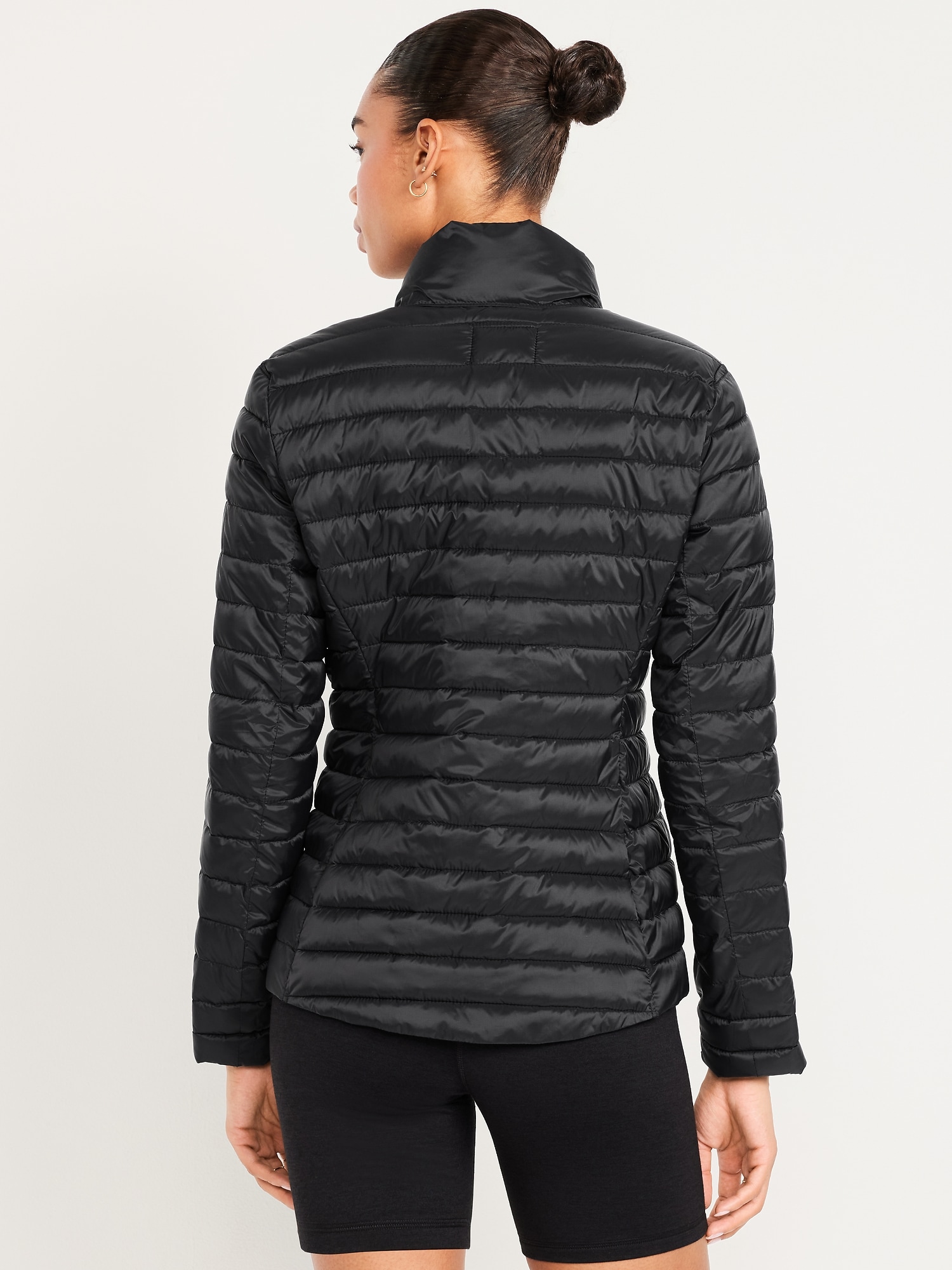 Water-Resistant Narrow-Channel Puffer Jacket