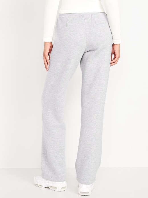 Image number 2 showing, High-Waisted Bounce Fleece Trouser Sweatpants