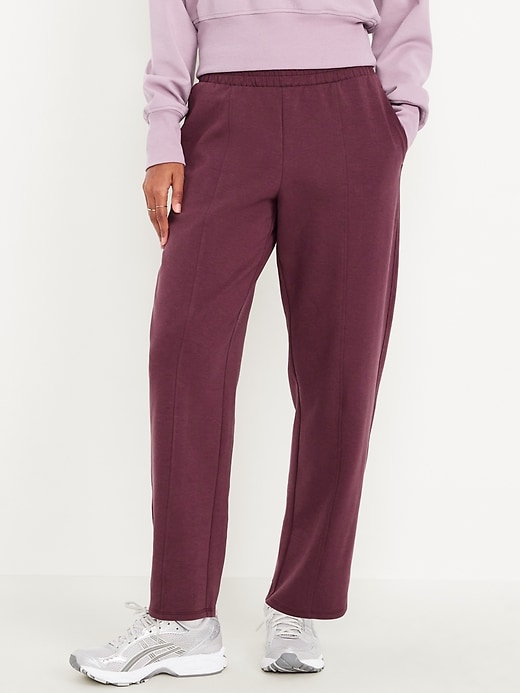 Image number 1 showing, High-Waisted Dynamic Fleece Barrel Pants