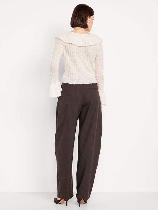 Image number 3 showing, High-Waisted Taylor Barrel Trouser Pants