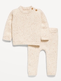 L'image numéro 1 présente Ensemble chandail et pantalon en tricot SoSoft pour bébé