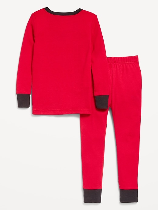 L'image numéro 2 présente Pyjama à coupe ajustée à imprimé pour tout-petit et bébé