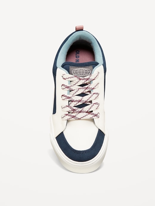 Image number 2 showing, Canvas Lace-Up Sneakers for Boys