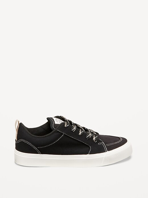 Image number 4 showing, Canvas Lace-Up Sneakers for Boys