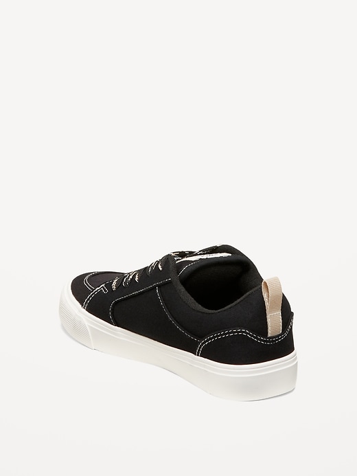 Image number 3 showing, Canvas Lace-Up Sneakers for Boys