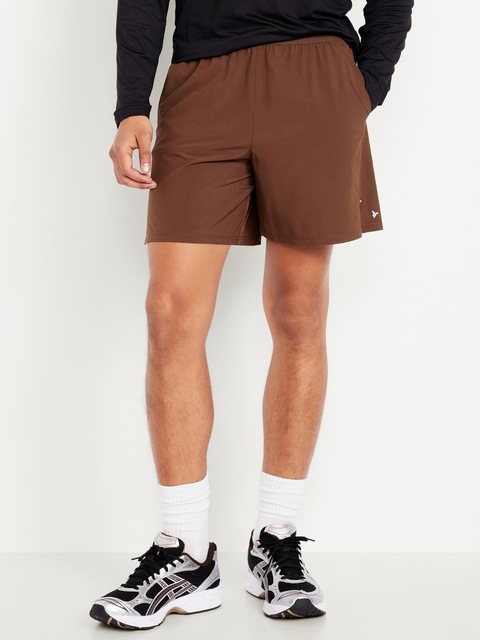 Performance Vent Run Shorts -- 5-inch inseam - Tannin Brown