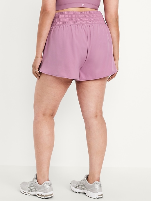 Image number 7 showing, Extra High-Waisted Crinkle Run Shorts -- 3-inch inseam