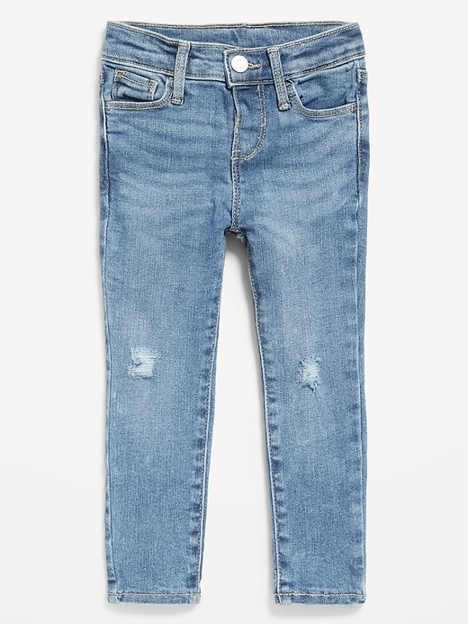 View large product image 1 of 1. High-Waisted Rockstar 360° Stretch Jeggings for Toddler Girls
