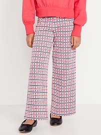 Image number 1 showing, High-Waisted Straight-Leg Sailor Pants for Girls