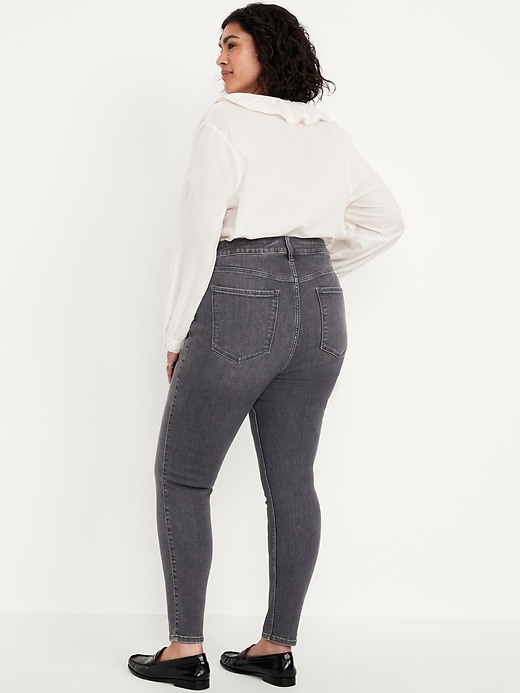 Image number 8 showing, Extra High-Waisted Rockstar 360° Stretch Super-Skinny Jeans