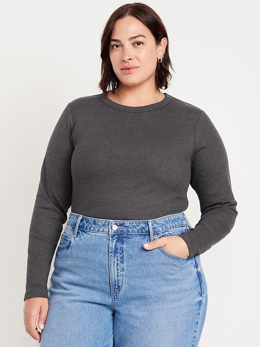 Image number 6 showing, Snug Long-Sleeve Crew-Neck T-Shirt