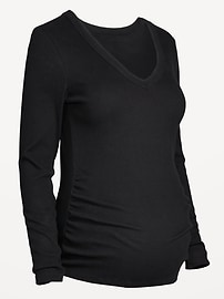 Image number 2 showing, Maternity Snug V-Neck T-Shirt