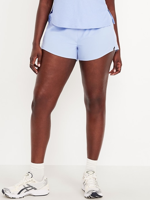 Image number 4 showing, Mid-Rise StretchTech Run Shorts -- 3-inch inseam