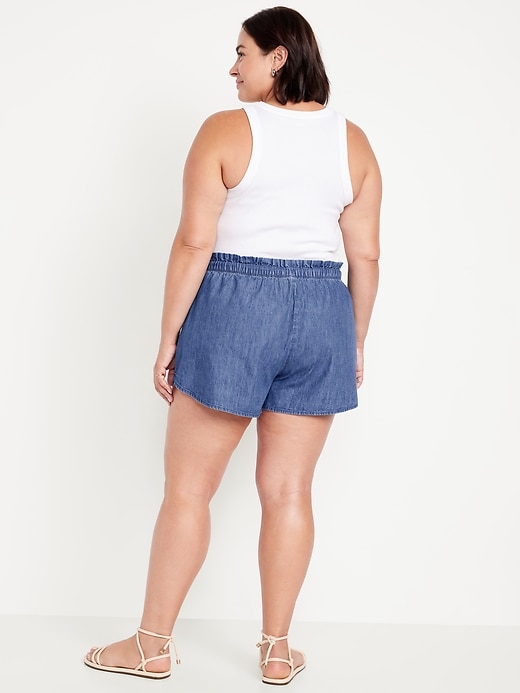 Image number 7 showing, Mid-Rise Jean Volume Shorts