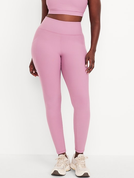 Image number 4 showing, High-Waisted PowerSoft 7/8 Pocket Leggings