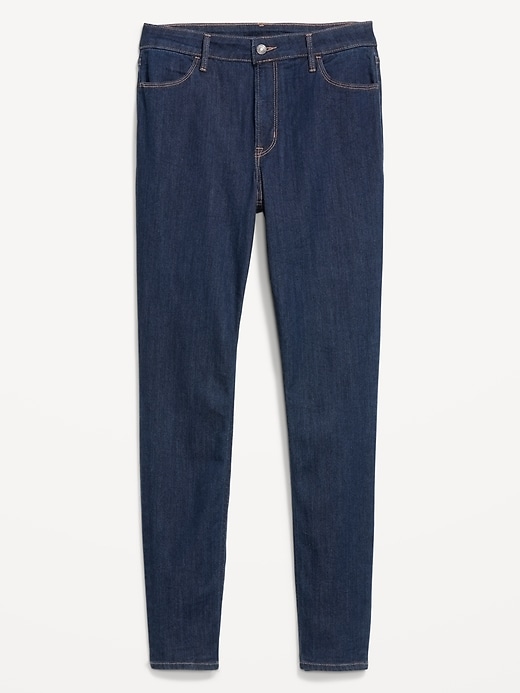L'image numéro 1 présente Jean Wow super ajusté à taille haute