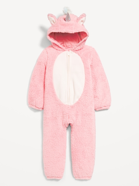 Déguisement une pièce à capuchon de bestiole unisexe pour tout-petit - Rose