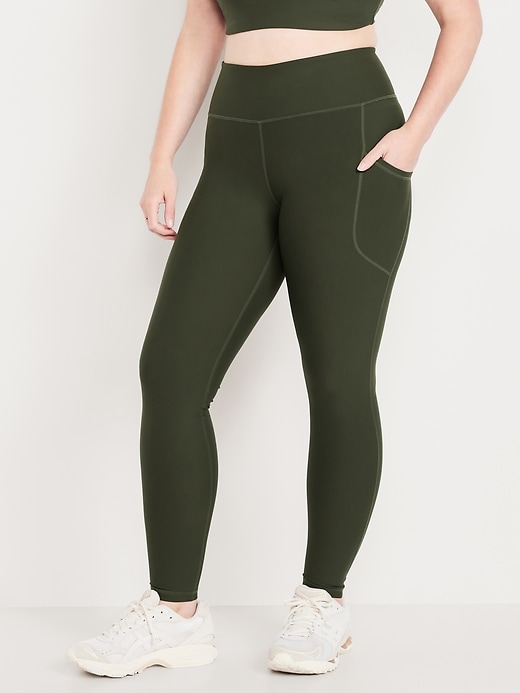 Image number 4 showing, High-Waisted PowerSoft Full-Length Pocket Leggings