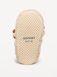 Image number 4 showing, Unisex Sherpa Critter Slippers for Toddler